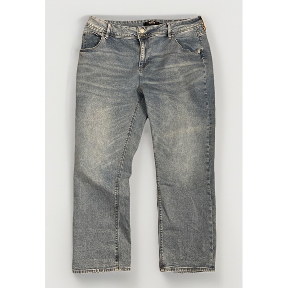 Hudson's Bay Company Denim - Womens‎ Hudson Size 16 Medium Wash Straight Jeans High Rise